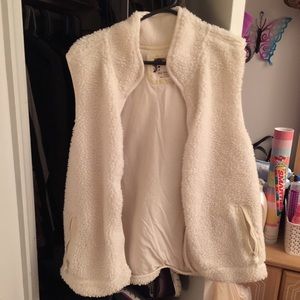 Soft white vest
