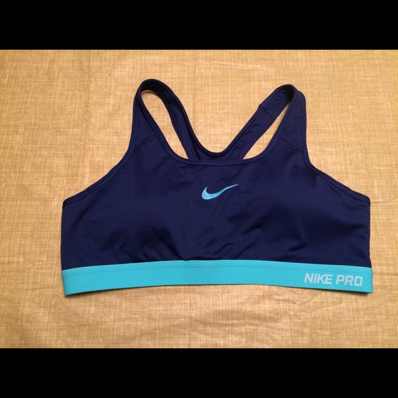 NWOT Blue Racerback Sports Bra