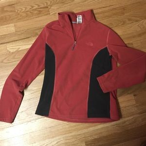 Coral North Face Fleece