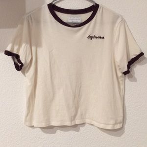 Kylie + Kendall "daydreamer" crop top