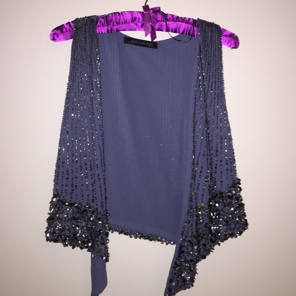 Zara Embroidered Beaded Vest