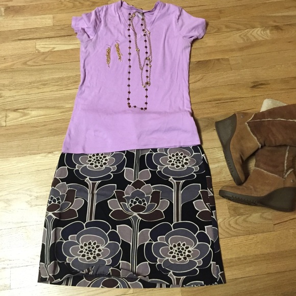 Art Deco 'A' line skirt