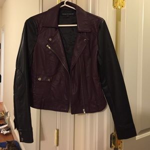 French Connection Pleather Jacket