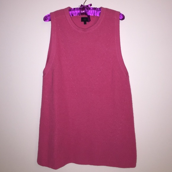 Merino Wool/Alpaca/Nylon blend Pink Vest