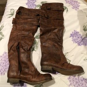Brown over the knee Cathy Jean Boots