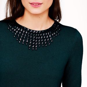 J. Crew Jeweled Starburst Sweater