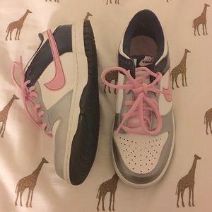 Silver and Pink Nike
