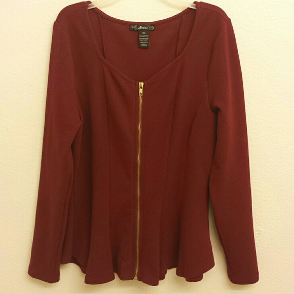 Zip-up long sleeve shirt