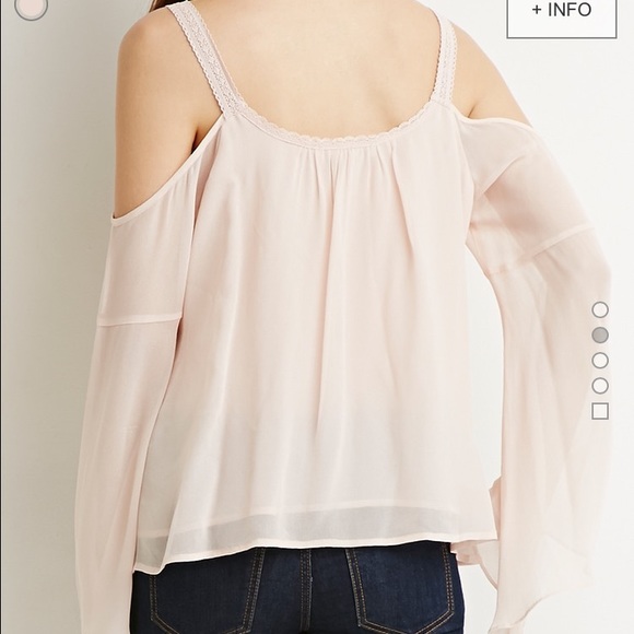 **SOLD**NWT Trendy open-shoulder top!! - Picture 3 of 4