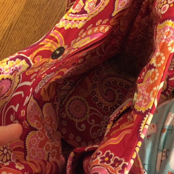 Raspberry Fizz Vera Bradley Tote - Picture 2 of 2