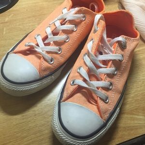 Orange Converse Sneakers