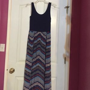 Red, White, and Blue Maxi Dress