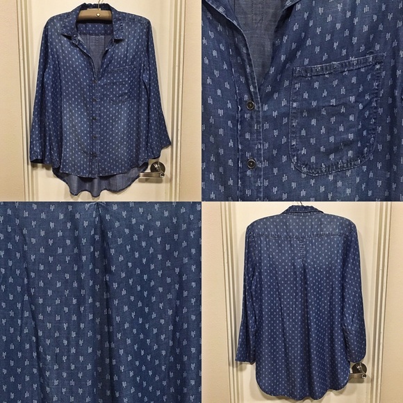 NWOT ✨ Cloth & Stone Long Sleeve Denim Shirt