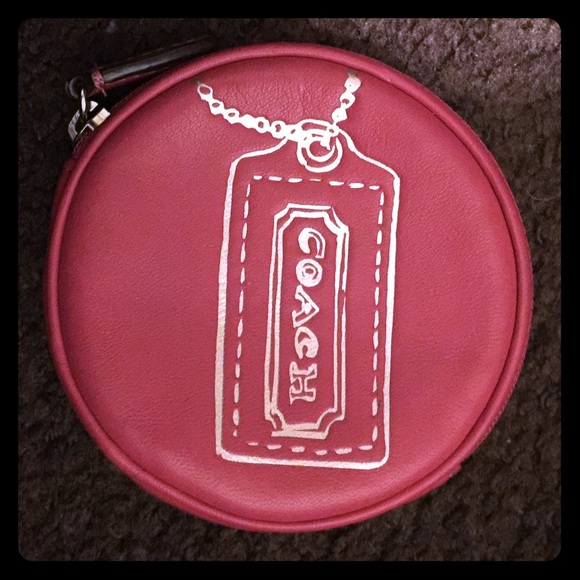 Pink Coach Coin Purse