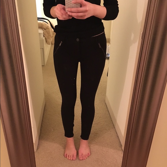 ZARA black skinny trousers