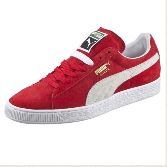 Puma Suede Classic || Men's Sneaker Red Shoes
