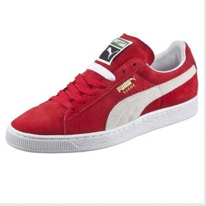 Puma Suede Classic || Men's Sneaker Red Shoes