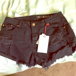 Saturday Short shorts in Overdye Black