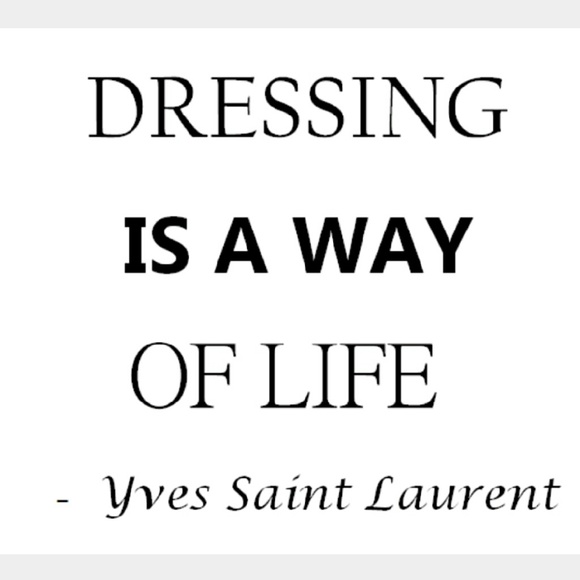 FASHION QUOTE!
