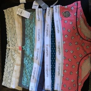 5 new Aerie panties 💛