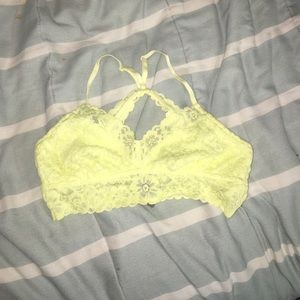 Medium Aerie yellow bralette