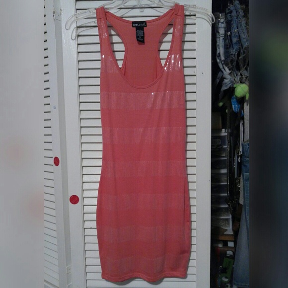 Racerback sequins summer dress