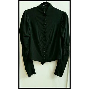 Duarte Black button down dress shirt