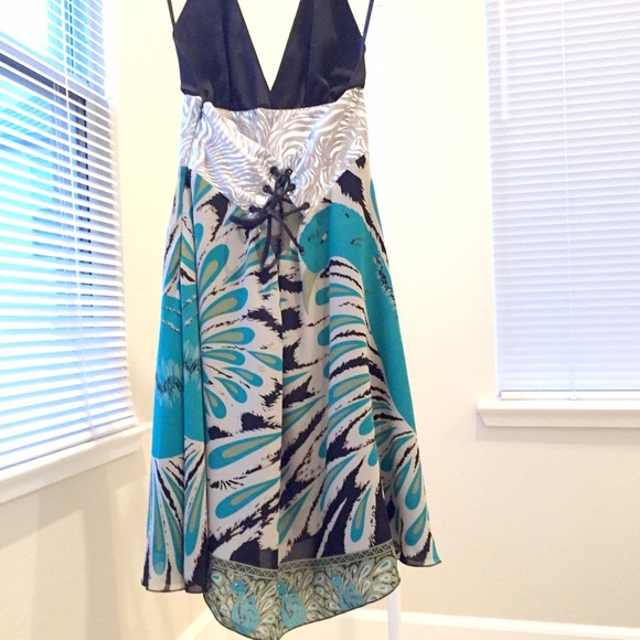 Tricia Fix Dresses - Like NEW Tricia Fix cocktail dress w lace up back Tricia Fix Dresses - Like NEW Tricia Fix cocktail dress w lace up back