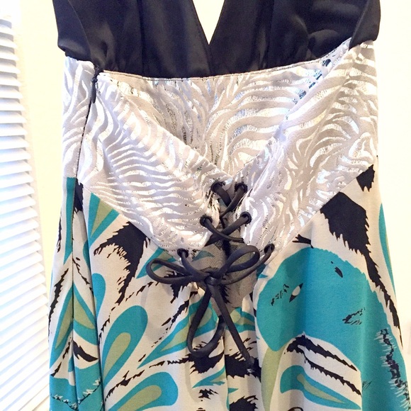 Tricia Fix Dresses - Like NEW Tricia Fix cocktail dress w lace up back Tricia Fix Dresses - Like NEW Tricia Fix cocktail dress w lace up back