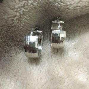 Small Pure Sterling Silver 925 Hoops