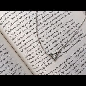 BOGO! Delicate Triangle Rhinestone Necklace