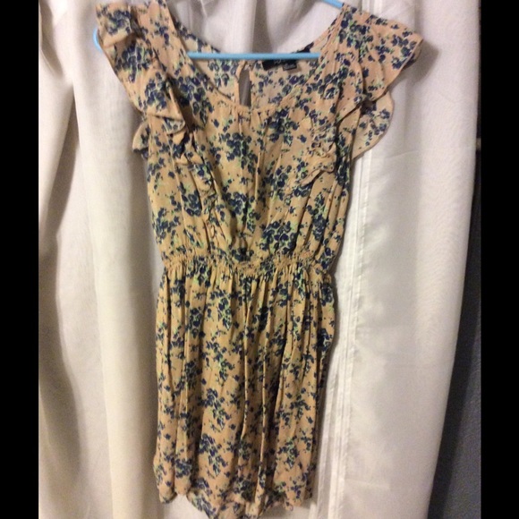 Flower filled mini dress