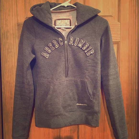 Abercrombie half zip hoodie