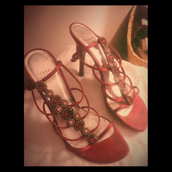 Stuart Weitzman Jeweled Sandal