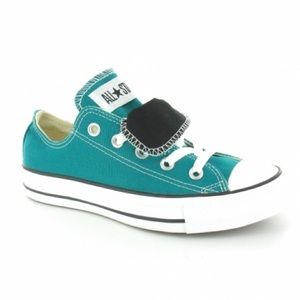 Teal Double Fold Converse AllStars Worn Once