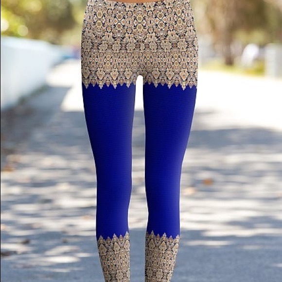 OmShanti Pants - Om Shanti Elegant Border Pants