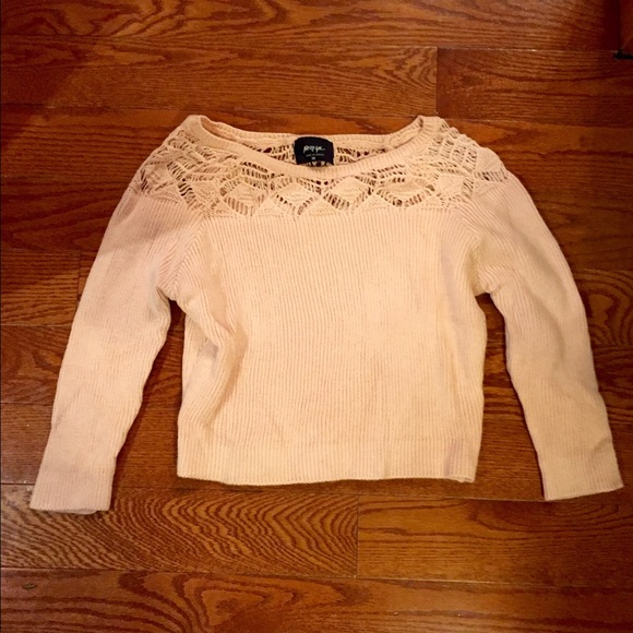 Nasty Gal light pink cropped sweater, size M Med - Picture 4 of 4
