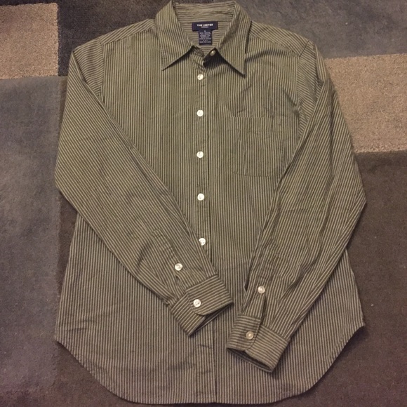 The Limited America Button Down Small Green