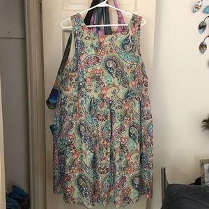 Paisley crochet dress