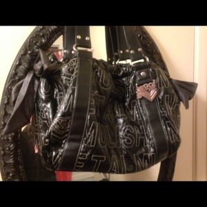 Metal Mulisha Purse With 2 Satin Bows on sides