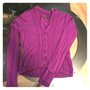 Purple Cardigan