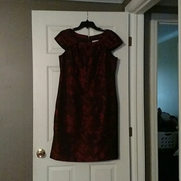 Liz Claiborne dress with rose design