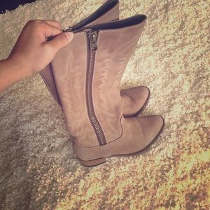 Steve Madden leather cowboy boots