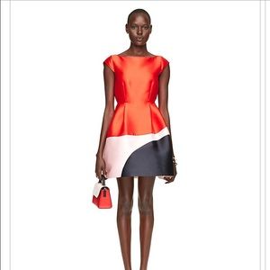 Kate Spade Color block fit and flare dress