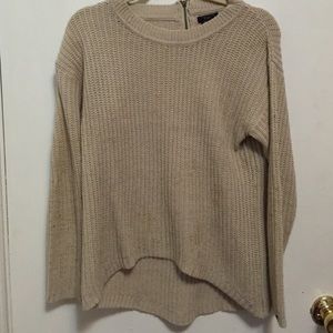 Comfortable tan sweater