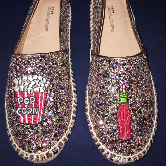 Glittery Ballerina Espadrilles