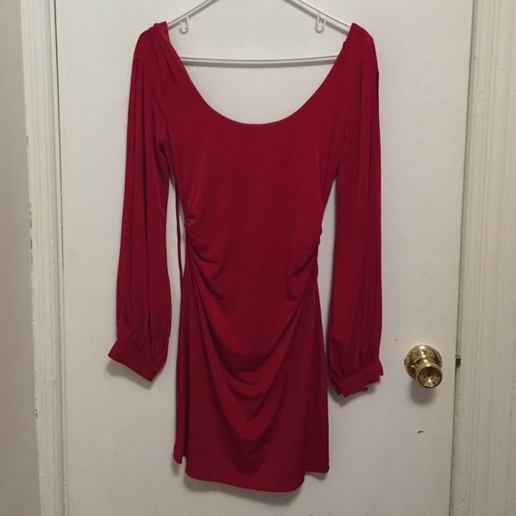 Sexy red dress