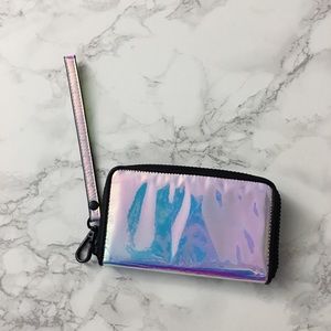 Topshop Holographic Zip-Around Wallet