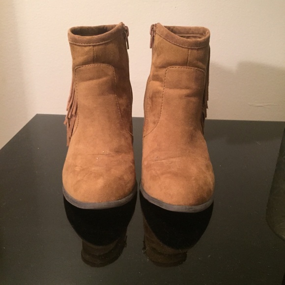 Fringe booties