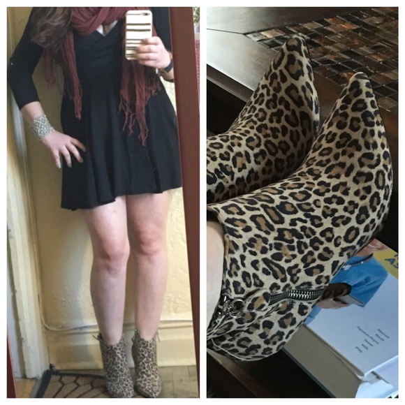 Vero Cuoio Isa Tapia Shoes - Isa Tapia Vero Cuoio Leopard booties